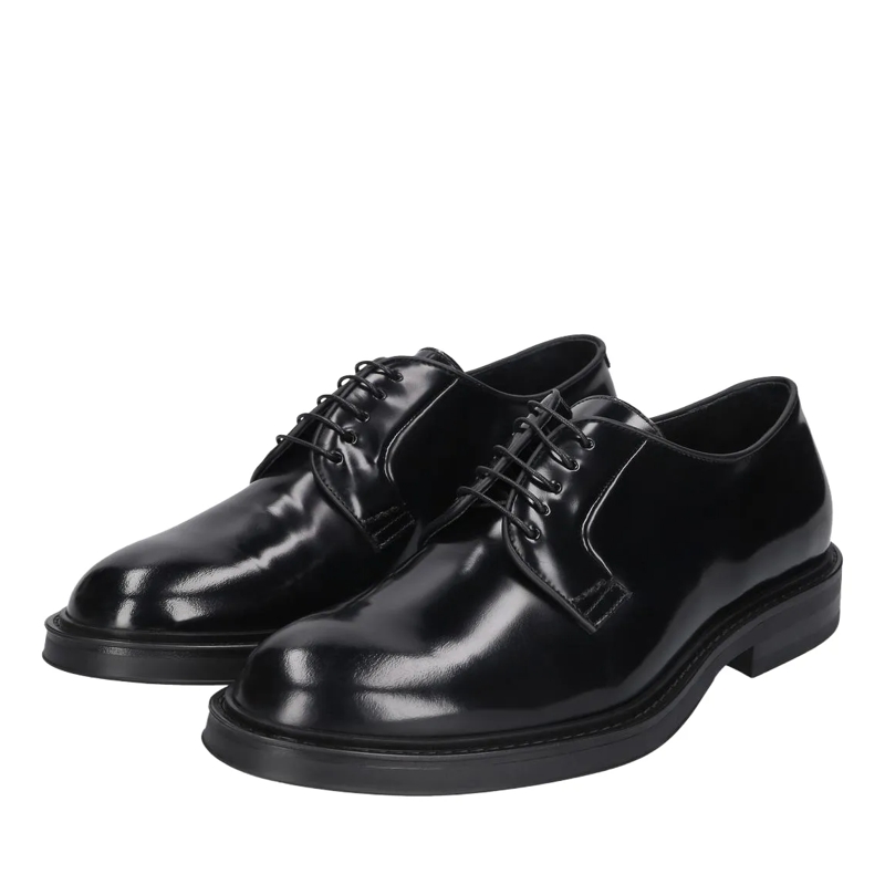 Heinrich Dinkelacker Schnürschuhe Schnürer Florenz Plain CA schwarz(Image 2)