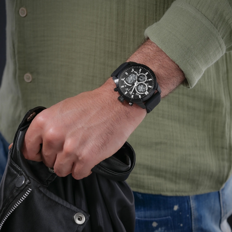 Police Automatikuhr Quarzuhr Neist schwarz(Image 5)