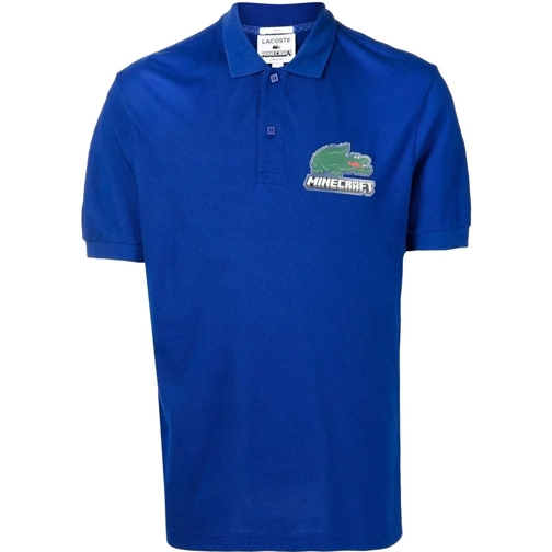 Lacoste  X Minecraft Logo Polo Shirt blau