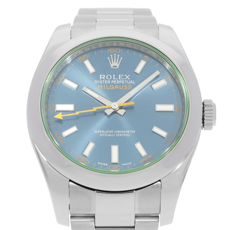 Rolex Automatikuhr Milgauss Blau