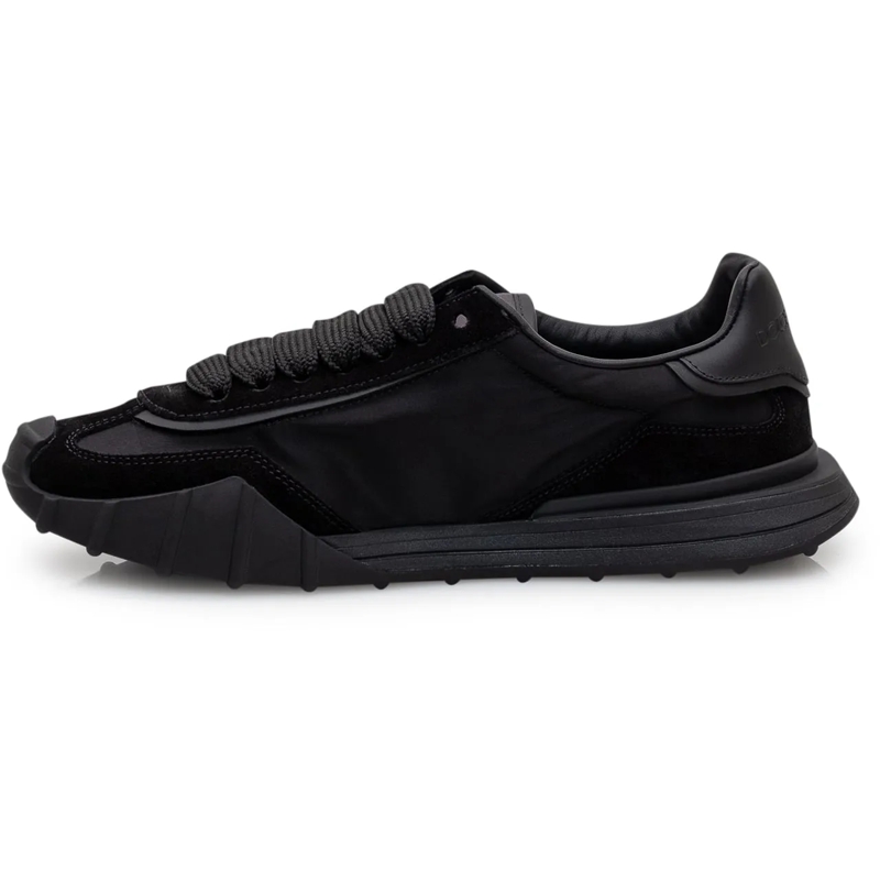 Dolce&Gabbana Low-Top-Sneaker Sneaker Bassa con Logo Laterale a Rilievo schwarz(Image 4)