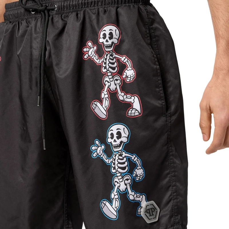 Philipp Plein  Badehose Skeleton schwarz(Image 2)