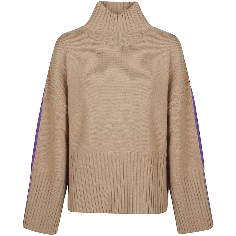 Pinko  Barbados Turtle Neck Sweater Brown braun