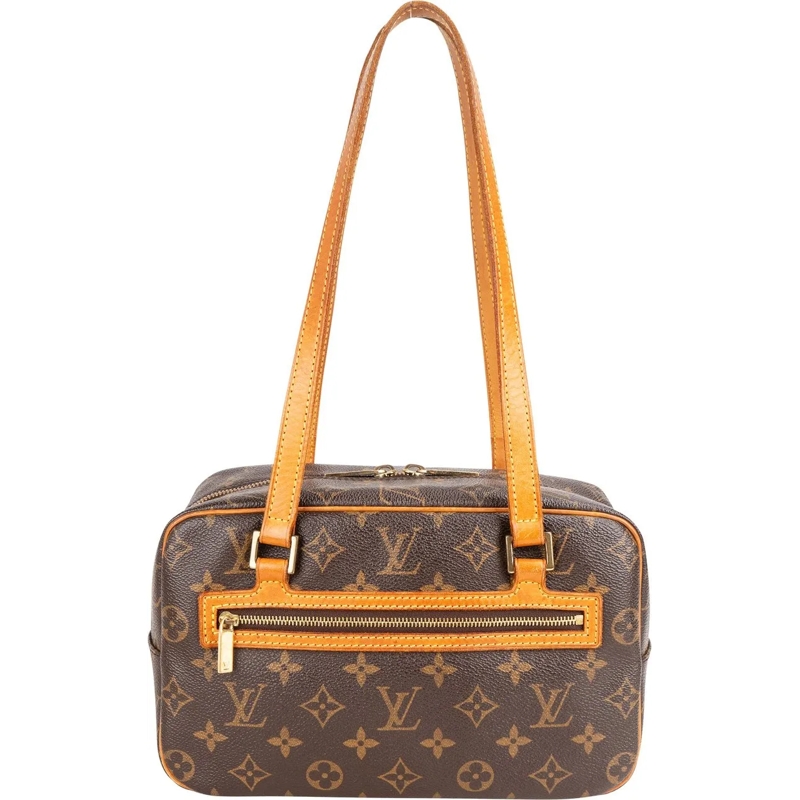 Louis Vuitton Tote Louis Vuitton Canvas Monogram Cite MM Shoulder Bag braun