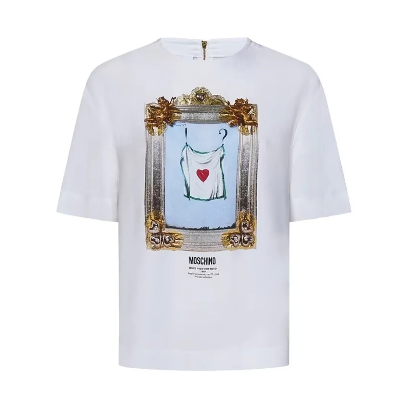 Moschino T-Shirt White T-Shirt With Graphic Print White