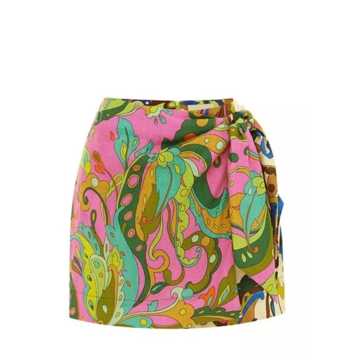 Alemais Multi-Colored Yvette Mini Skirt Multicolor 
