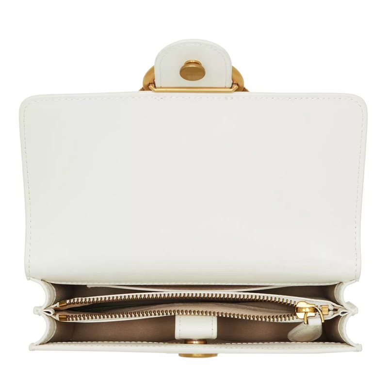 Pinko Crossbody Bag Love Mini Icon Simply 12 Cl Bianco Banco Antique Gold(Image 5)