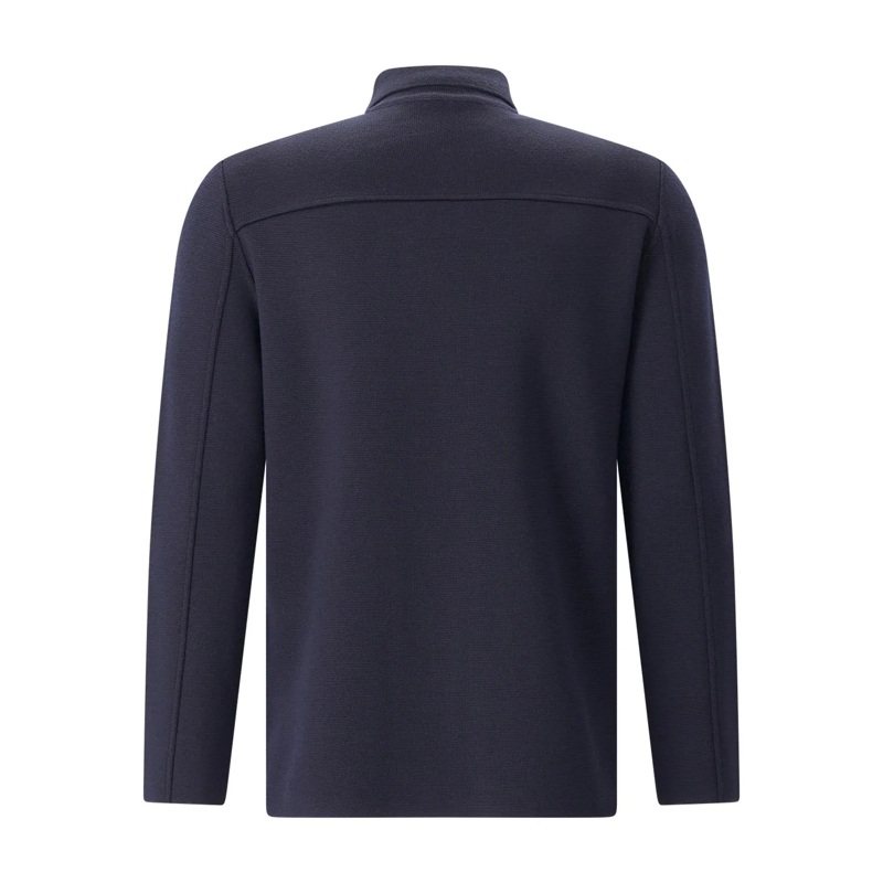 Maurizio Baldassari Vest Strickjacke aus Wolle blau(Image 3)
