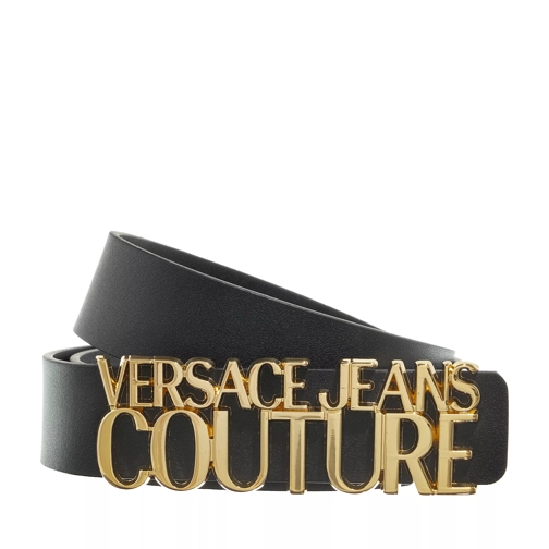 Versace Jeans Couture Cintura Belt Black Ceinture en cuir