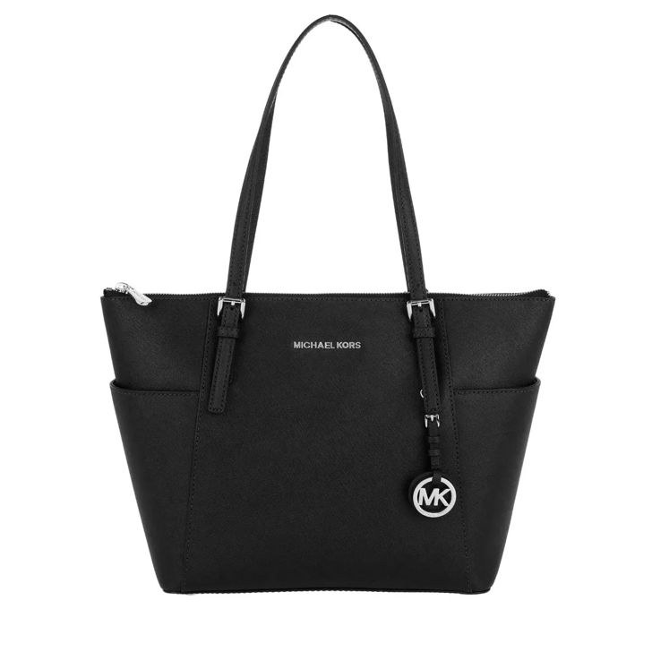 Michael kors black tote bag sale hotsell