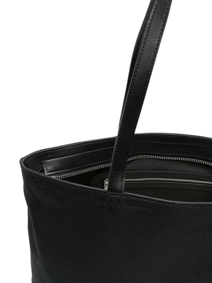 Thumbnail - Love Moschino Shopper & Totes - Rectangular Black Shopper Bag With Heart Detail - Gr. unisize - in Schwarz - für Damen