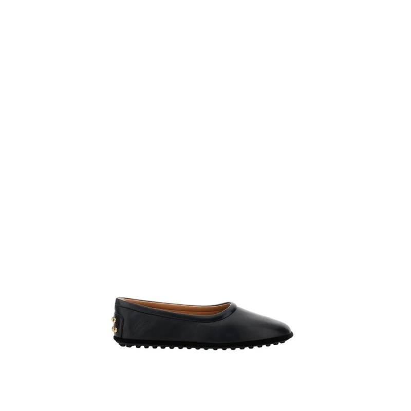 Tod's Ballerinas Rubber Sole Ballerina Flats Neutrals