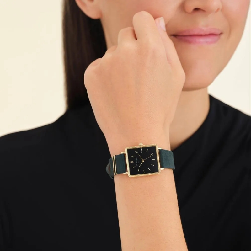 Rosefield Quarzuhr Damenuhr Boxy grün(Image 2)