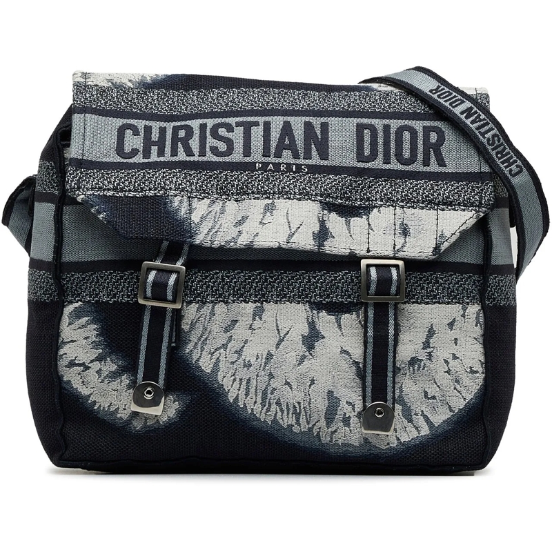 Christian Dior Schultertasche Tie Dye Diorcamp Messenger Bag blau
