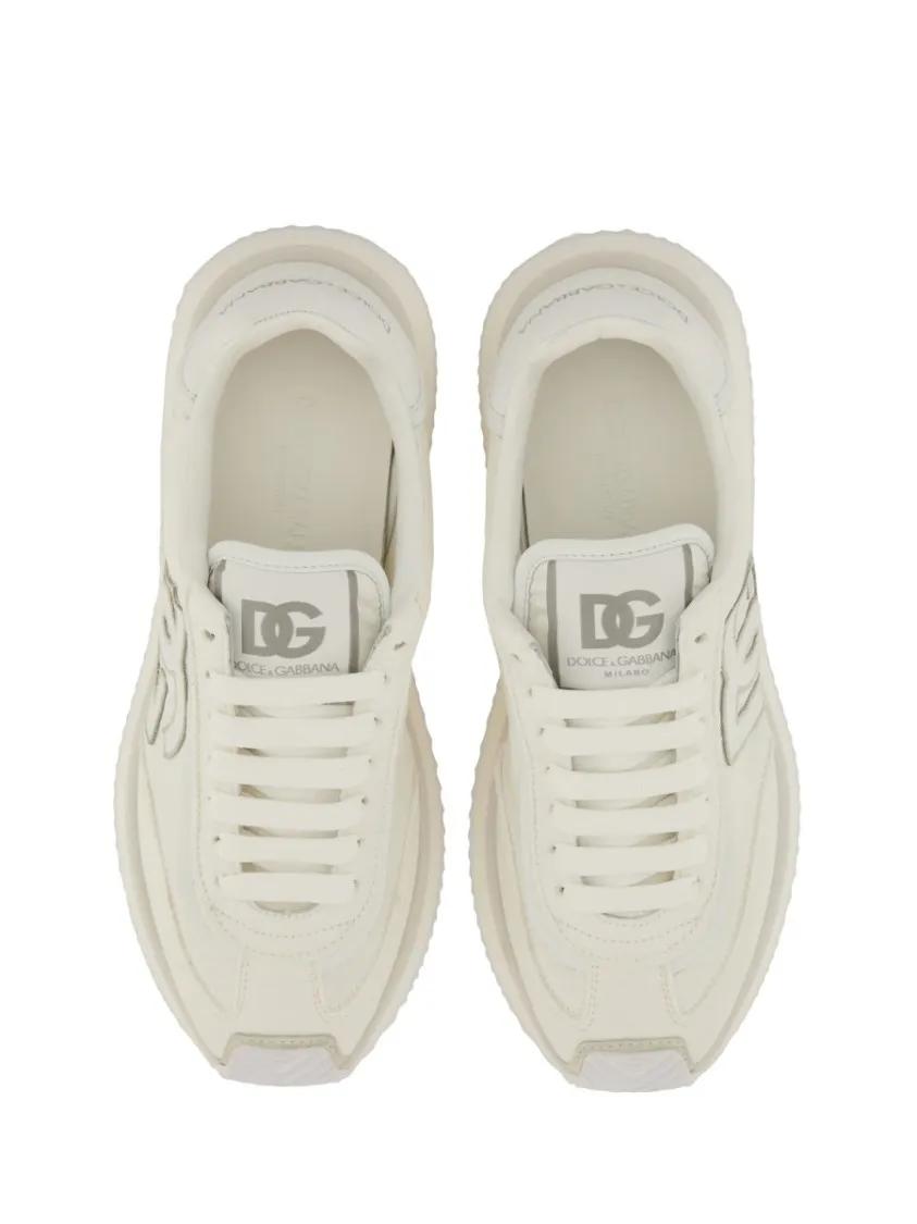 Thumbnail - Dolce&Gabbana Low-Top Sneaker - "Dg Cushion" Sneaker - Gr. 40 (EU) - in Weiß - für Damen