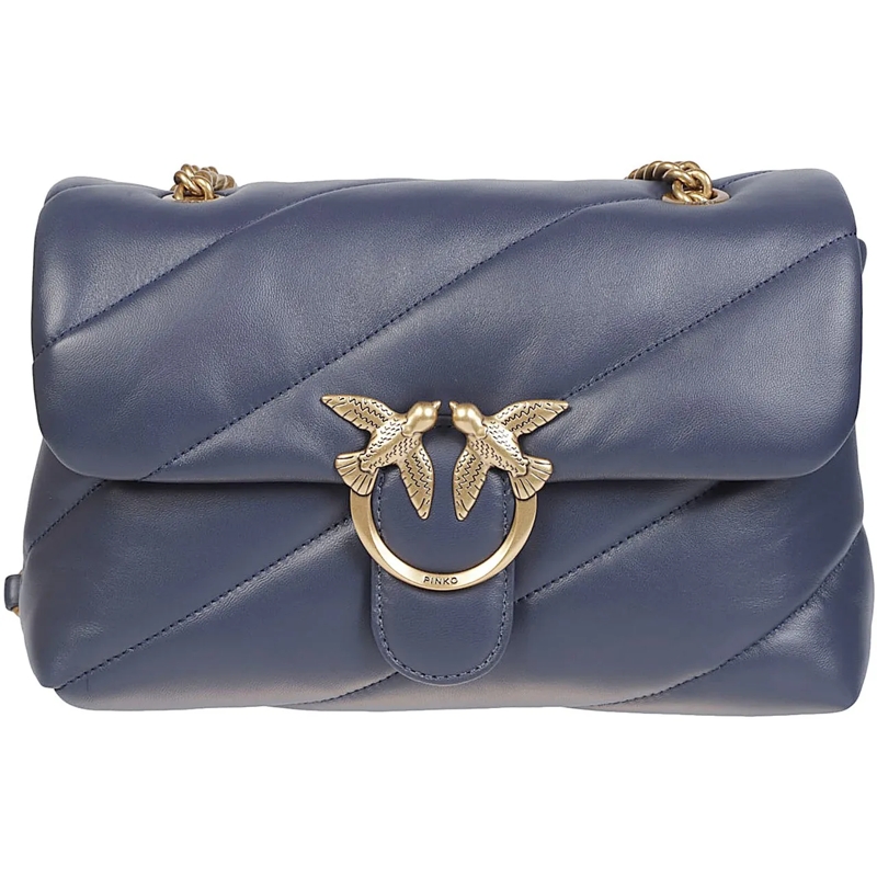 Pinko Fourre-tout Love Classic Puff Maxi Quilt Bag Blue blau