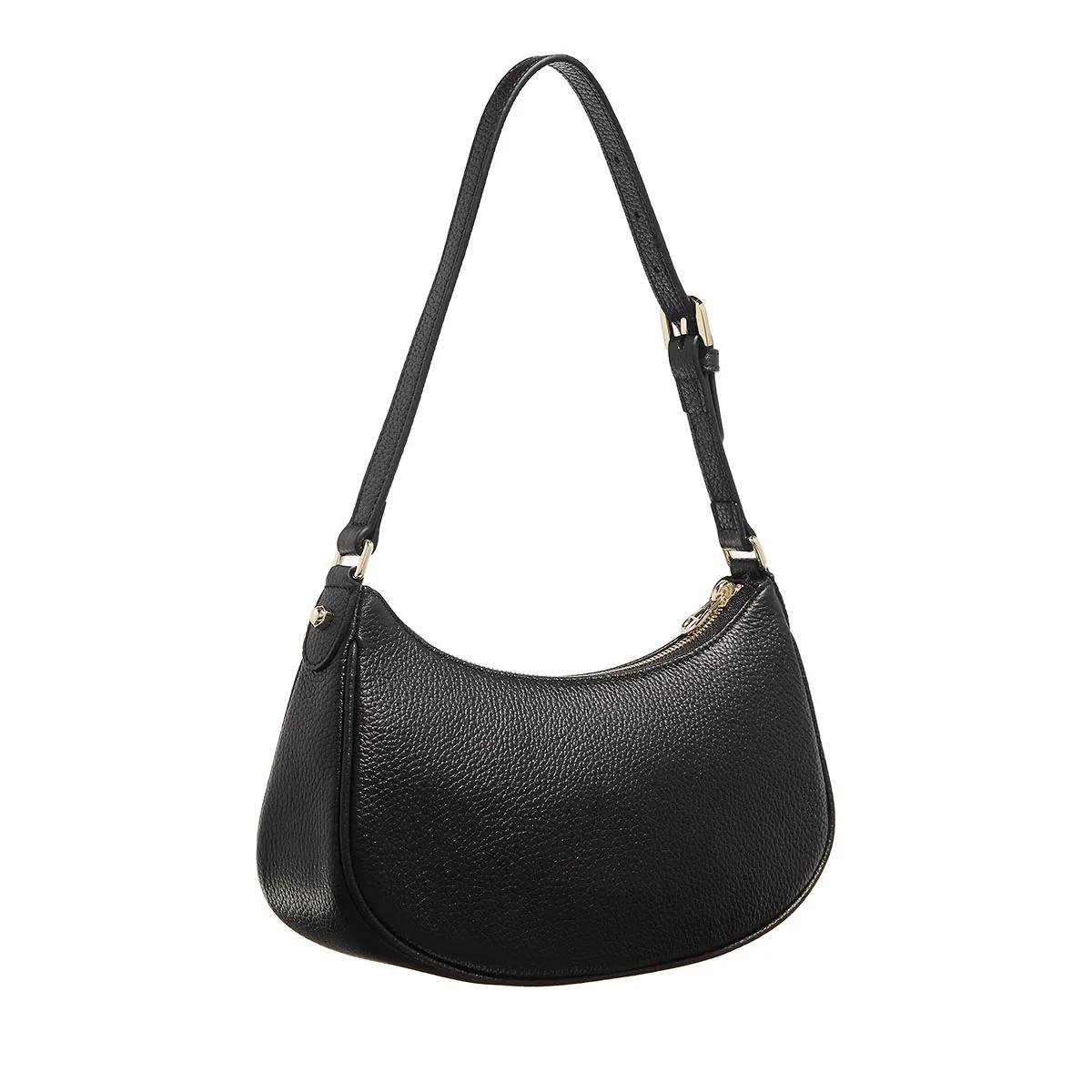 Aigner Elegante Leren Clutch Tas Black Dames