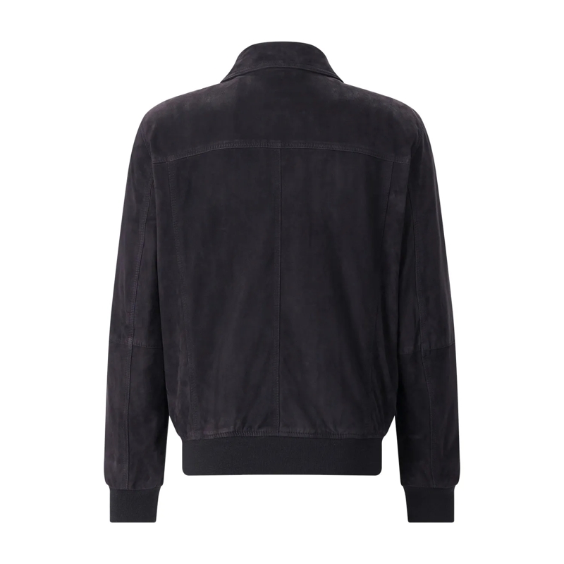 windsor. Veste de transition Jacke Paolo aus Veloursleder blau(Image 2)