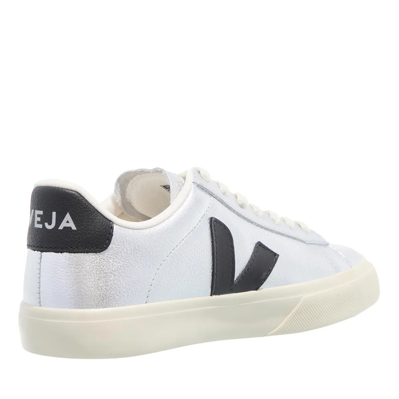 Veja Low-Top-Sneaker Campo Silver Black(Image 4)