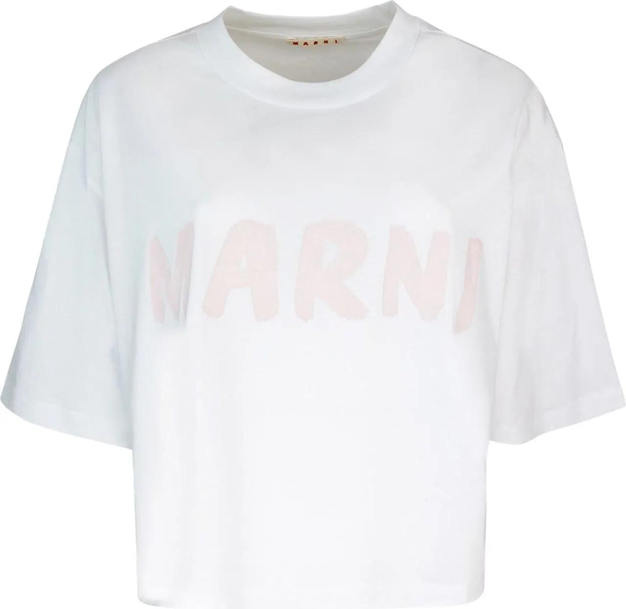 Thumbnail - Marni - Marni T-shirts and Polos White - Größe 40 - weiß