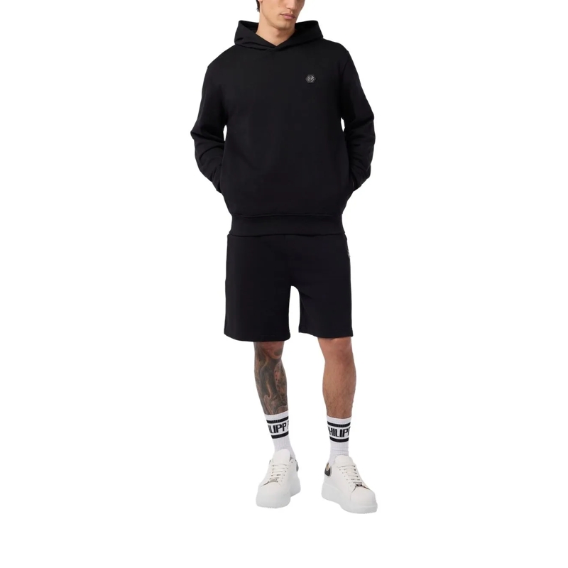 Philipp Plein Sweatshirt Fleece Hoodie Basic schwarz(Image 3)