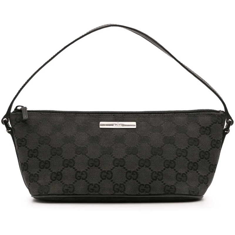 Gucci Sac à bandoulière GG Canvas Boat schwarz