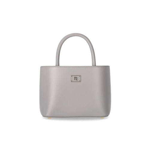 Elisabetta Franchi Tote ELISABETTA FRANCHI PERLGRAUE KLEINE SHOPPERTASCHE grau