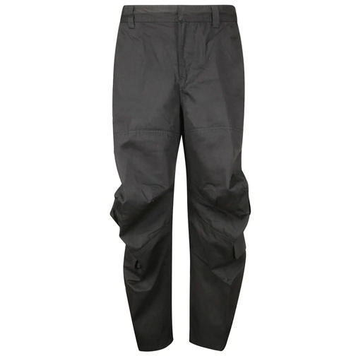 Diesel  Wide Leg Cargo Trousers Black