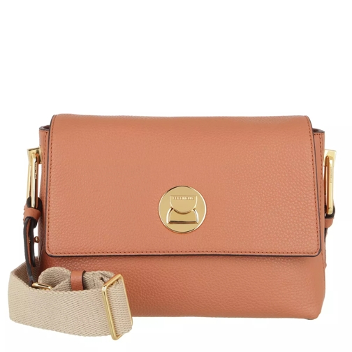 Coccinelle Handbag Grainy Leather Chestnut/Cinnamon Crossbody Bag