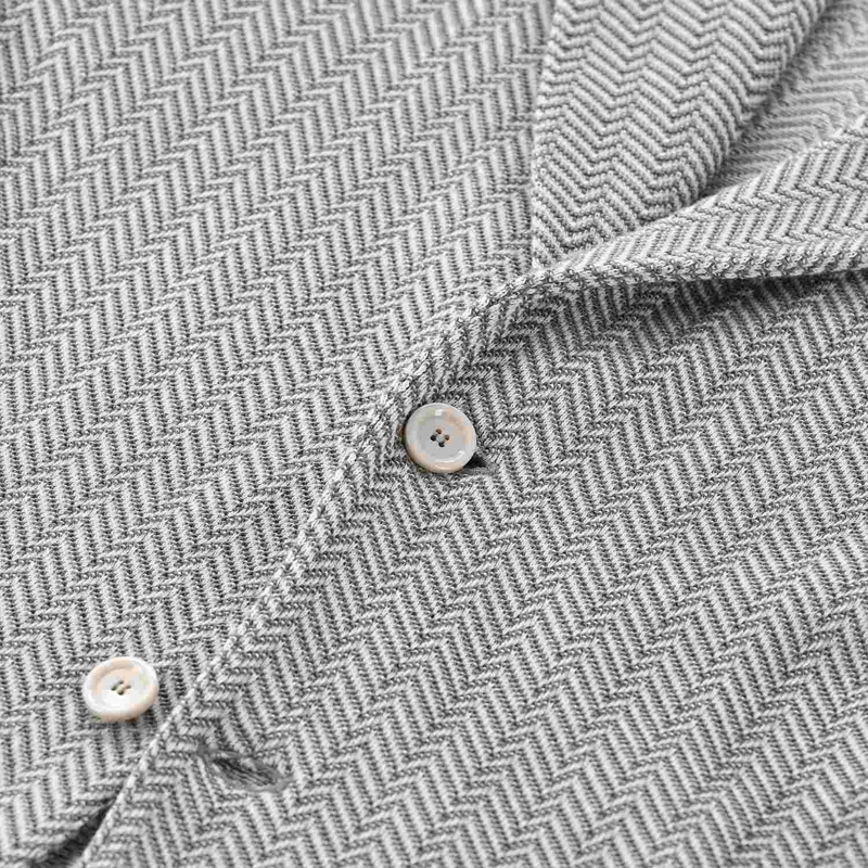 Lardini Colbert Sakko mit Zick-Zack-Muster blau(Image 3)