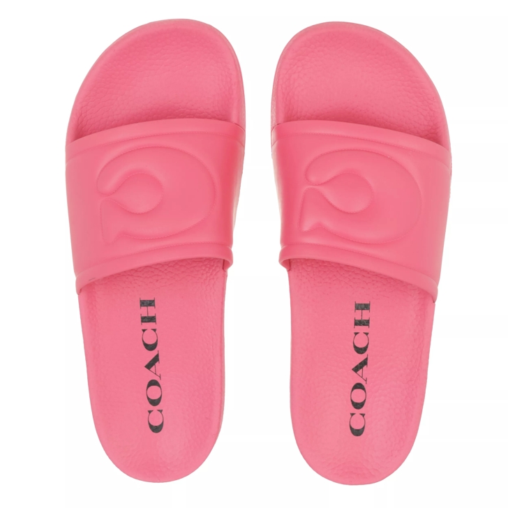 Coach Ulla Rubber Slide Confetti Pink Slide