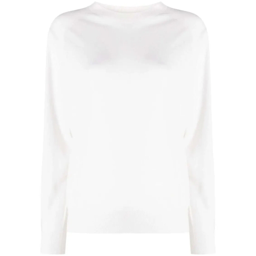 Peserico Pullover Long-Sleeve Knitted Jumper White