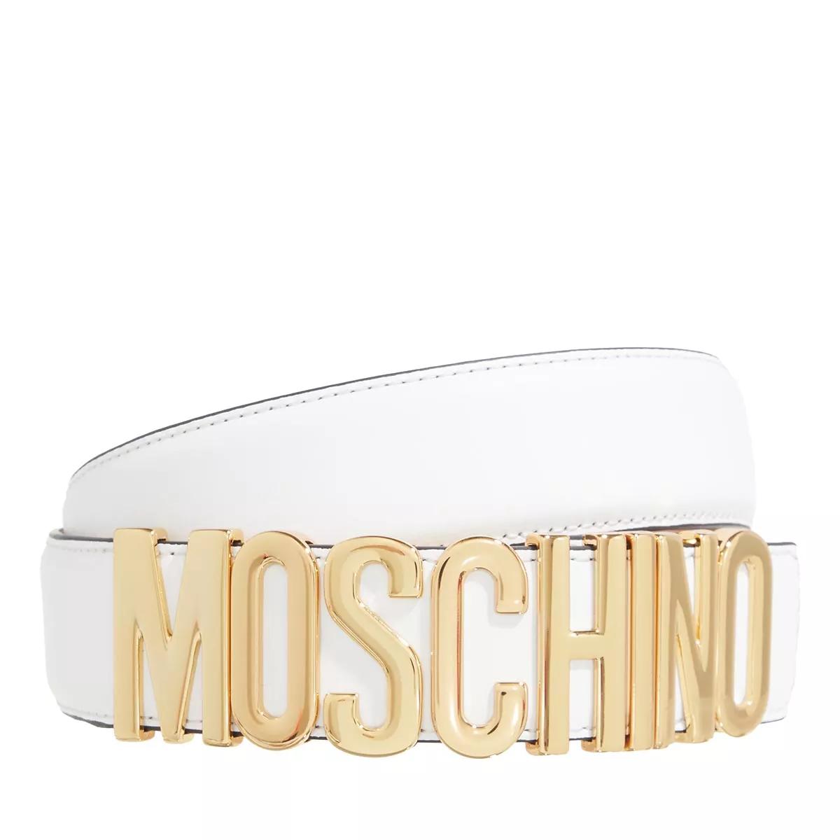 Moschino Gürtel - Belt - Gr. 44 - in Weiß - für Damen