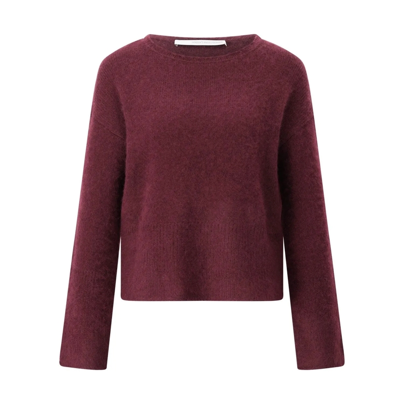 Herzensangelegenheit Pullover Strickpullover aus Kaschmir Dunkelrot