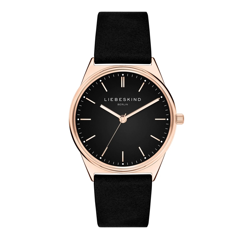 Liebeskind Berlin Automatikuhr Echtleder Vintage Classic schwarz