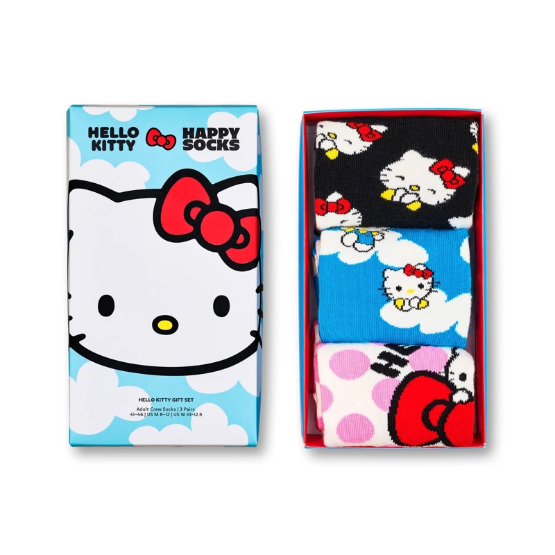 Happy Socks  Hello Kitty 3-Pack Socks Gift Set 3er Pack bunt(Image 5)
