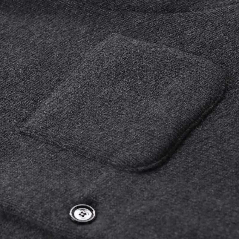 Lardini  Strickjacke aus Schurwolle grau(Image 4)