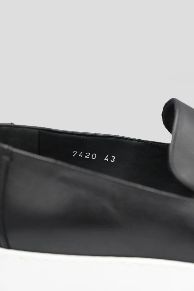 Thumbnail - PHILIPPE LANG Loafer - Leather Loafers In Black - Gr. 42 (EU) - in Schwarz - für Damen