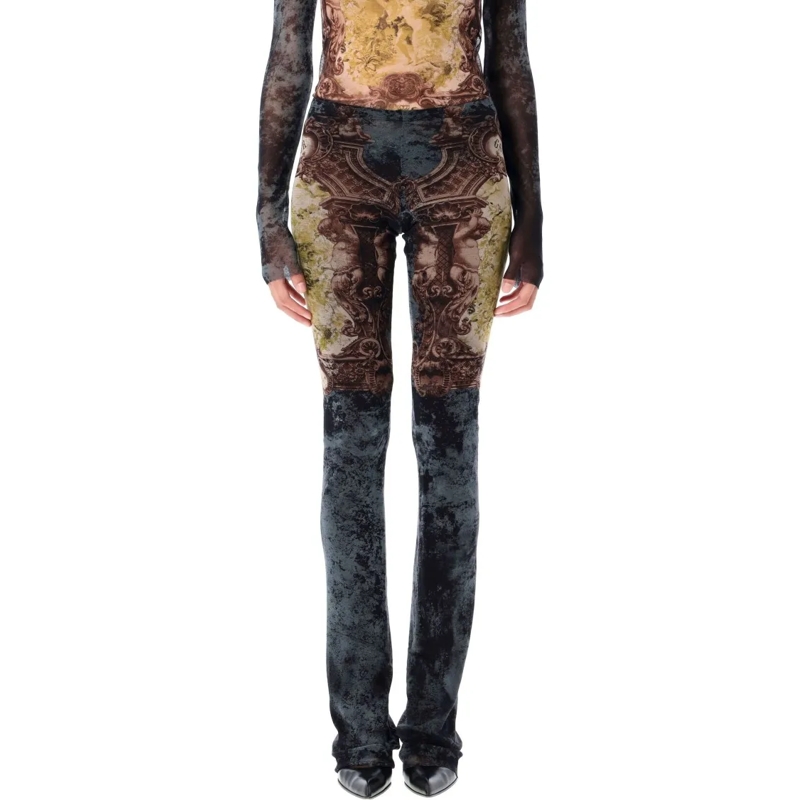 Jean Paul Gaultier Leggings Médaillon Pants Multicolor