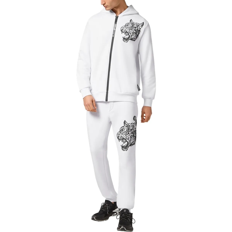 Plein Sport Top Sweatjacke Mit Kapuze weiss(Image 4)