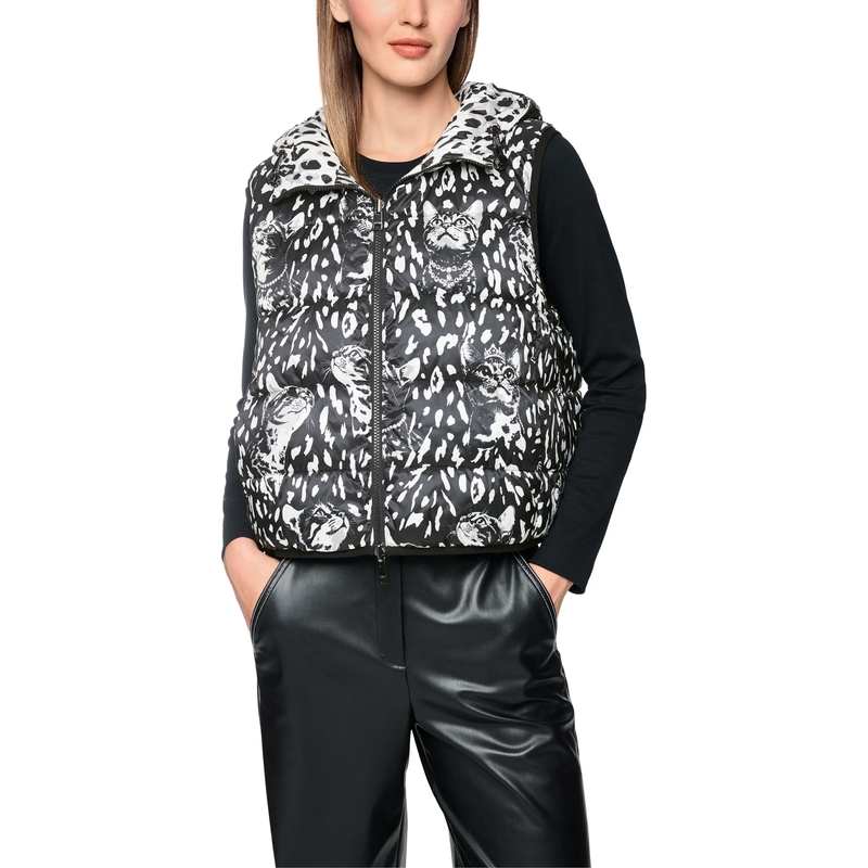 Marc Cain Weste Weste white and black(Image 5)
