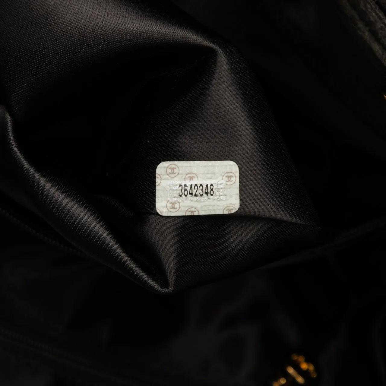 Thumbnail - Chanel Shopper - CC Suede Tote - Gr. unisize - in Schwarz - für Damen