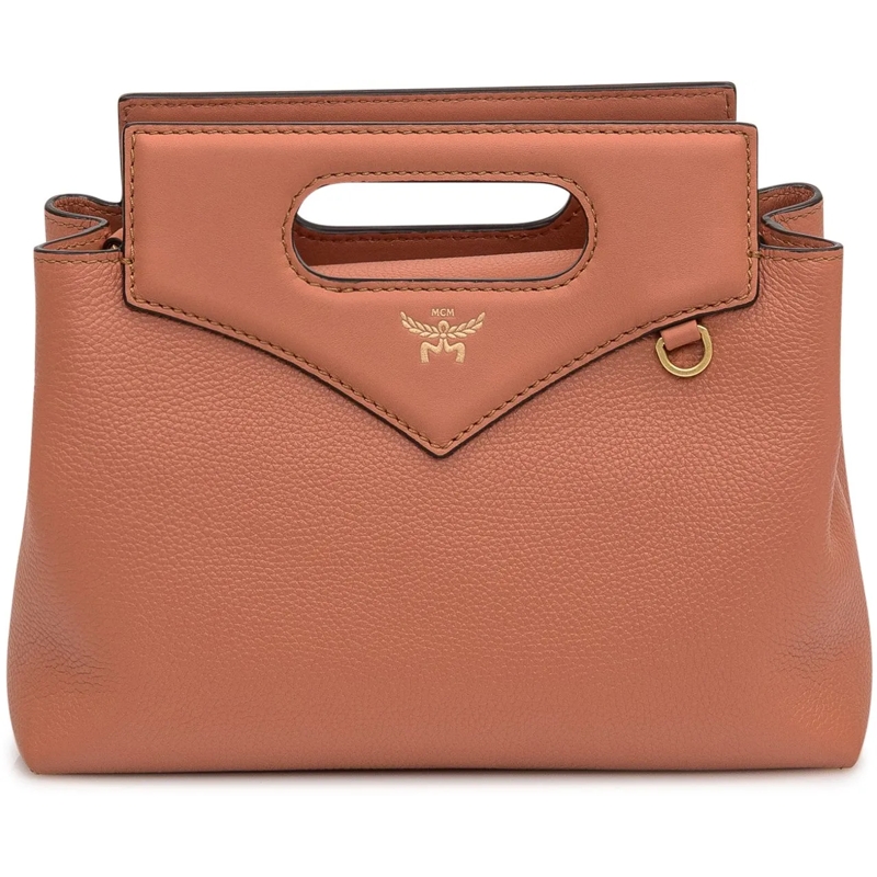 MCM Schultertasche Borsa Soft Diamond Tote beige