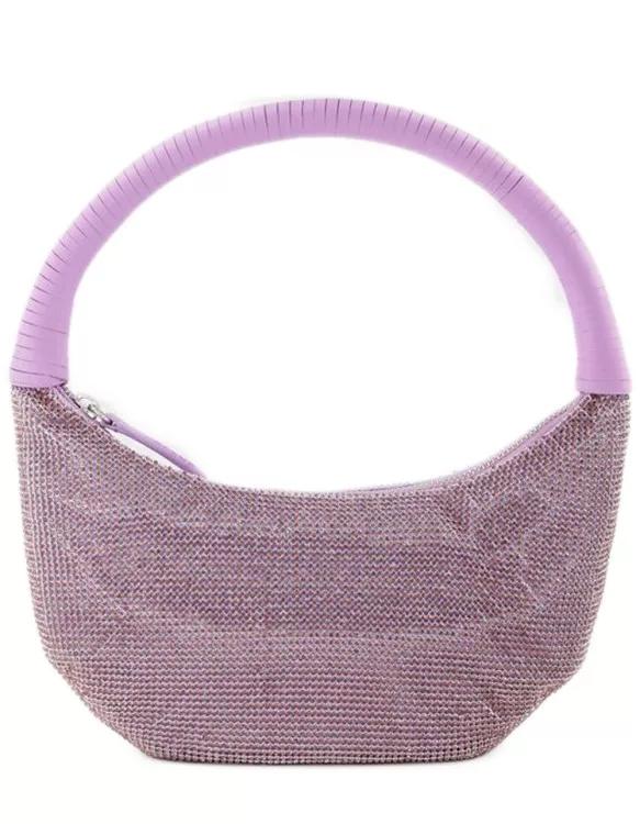 Staud Shopper - Pepper Crystal  Hobo Bag  - Lilac - Strass - Gr. unisize - in Lila - für Damen