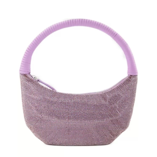 Staud Pepper Crystal  Hobo Bag  - Lilac - Strass Purple Hobo Bag