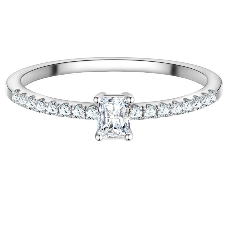 Trilani Ring Sterling Silber Ring Zirkonia silber