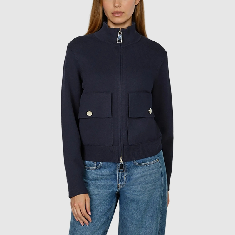 Marc Aurel Daunenjacke Strickjacke blau(Image 3)
