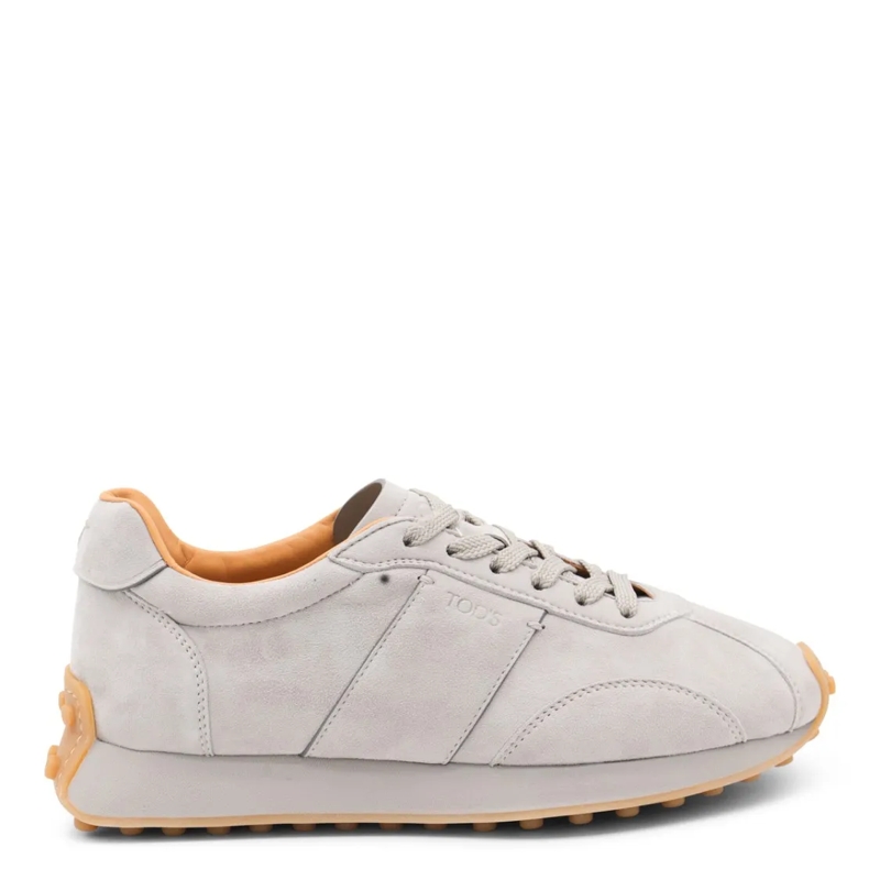 Tod's Lage-top sneaker Light Grey Leather Sneakers White