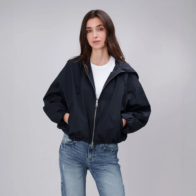True Religion Übergangsjacke - Lange Ärmel- Oversize-Schnitt- Balloon-Ärmel- blau(Image 6)