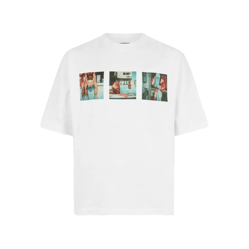 Dsquared2 T-shirt Graphic Print Crew Neck T-Shirt White